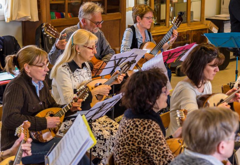 Orchestre de variété pour un concert